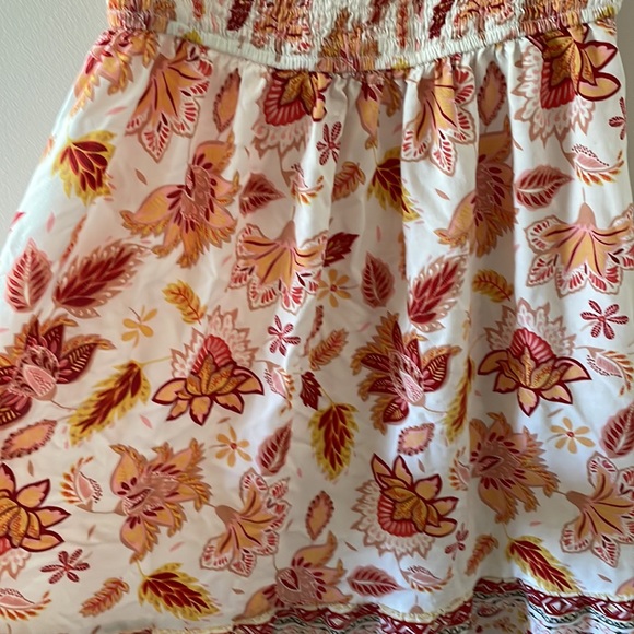 Long Dress with Floral/Fall Print - Picture 3 of 5